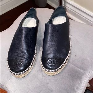 chanel espadrilles saks